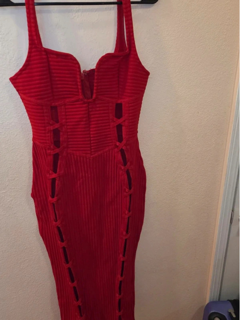 Red dress size large